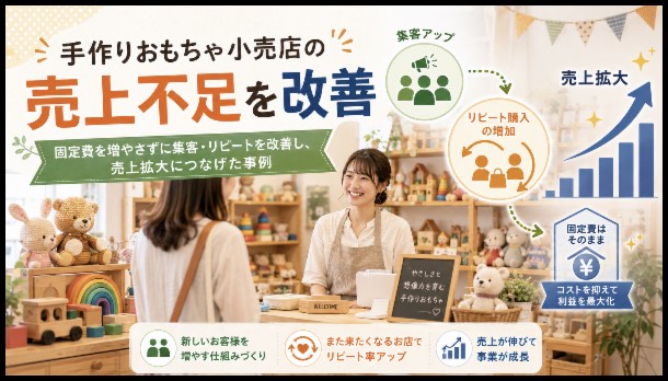 小売店売上改善の問題解決事例